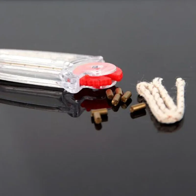 100 pack/lote de encendedores de queroseno o Gas de repuesto, piedra de pedernal, encendedor de cigarrillos para fumar, piedras de pedernal con núcleo de algodón - imagen 4