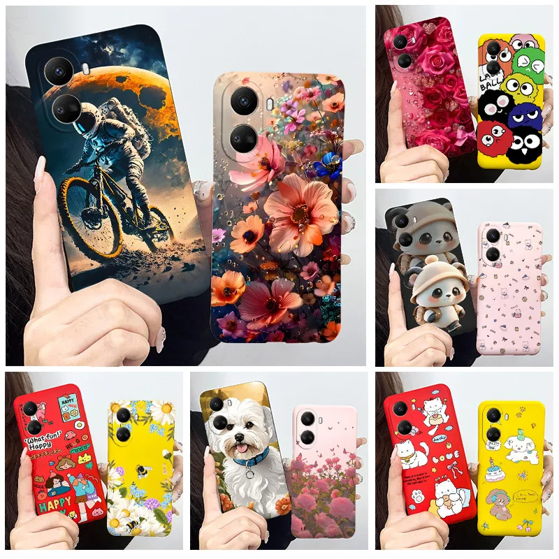 Para Huawei Nova 10 SE Funda suave de silicona TPU Funda de teléfono lindo astronauta Panda para Huawei Nova 10SE Nova10 SE Coque Funda