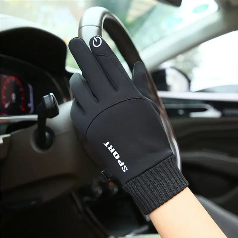 Guantes de invierno para hombre y mujer, guantes cálidos con pantalla táctil, resistentes al agua, guantes térmicos a prueba de viento para correr, ciclismo, conducir y esquiar - imagen 3