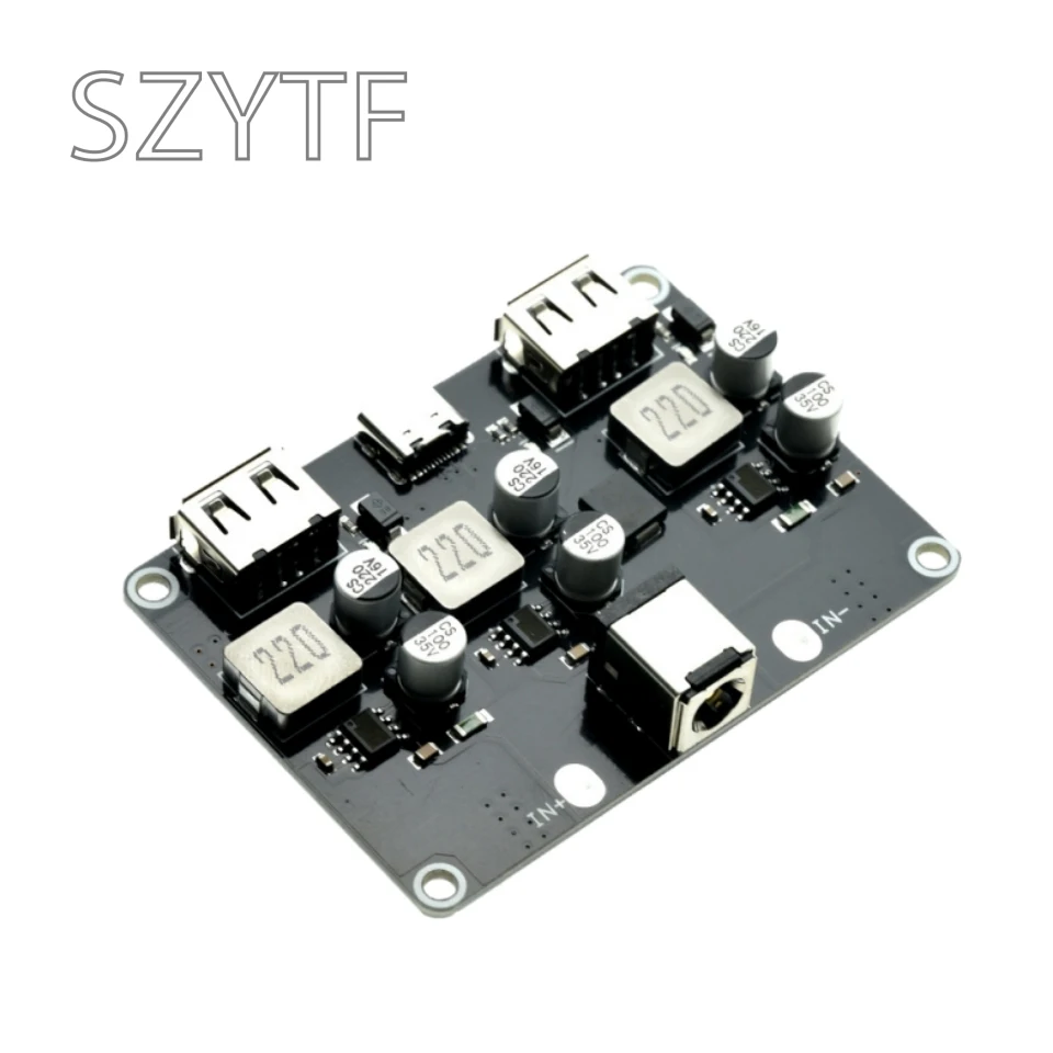 Módulo convertidor de carga rápida de 3 vías 12V 24V a QC3.0 tipo-c Placa de carga de teléfono USB adaptador de fuente de alimentación de carga rápida - imagen 3