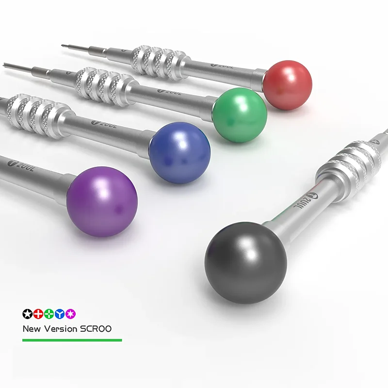 2UUL SD92 5 unids/set destornillador Scroo para reparación de teléfonos móviles nueva versión Kit de destornillador de perno de desmontaje de teléfono de alta precisión - imagen 3