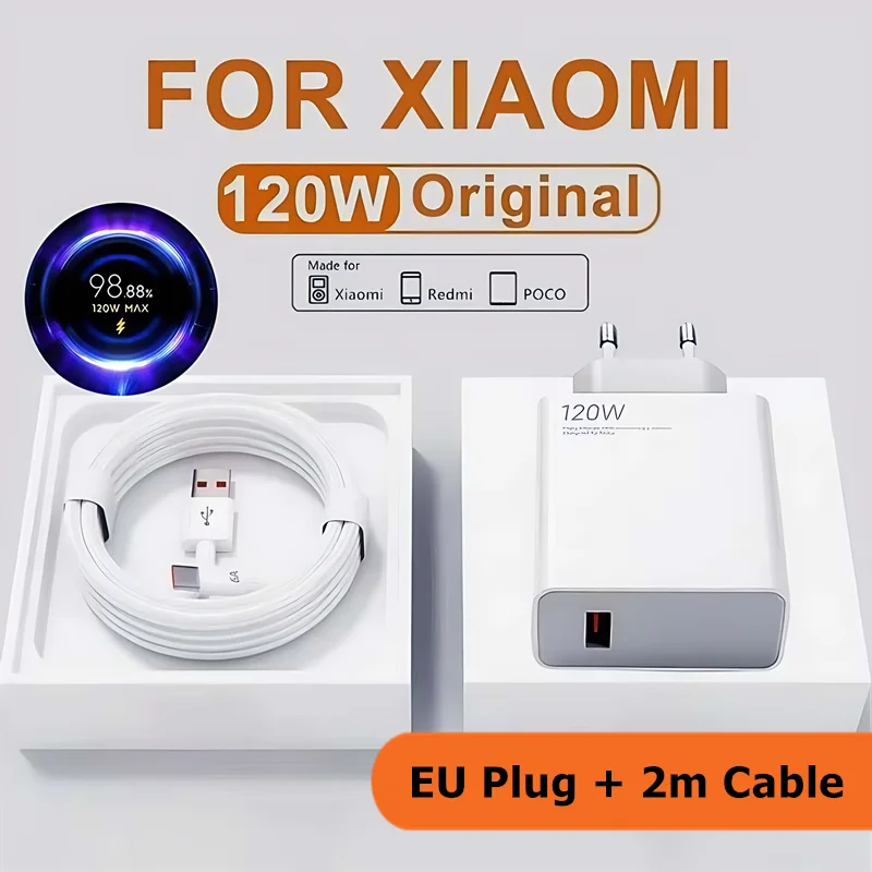 EU Plug - 2m Cable