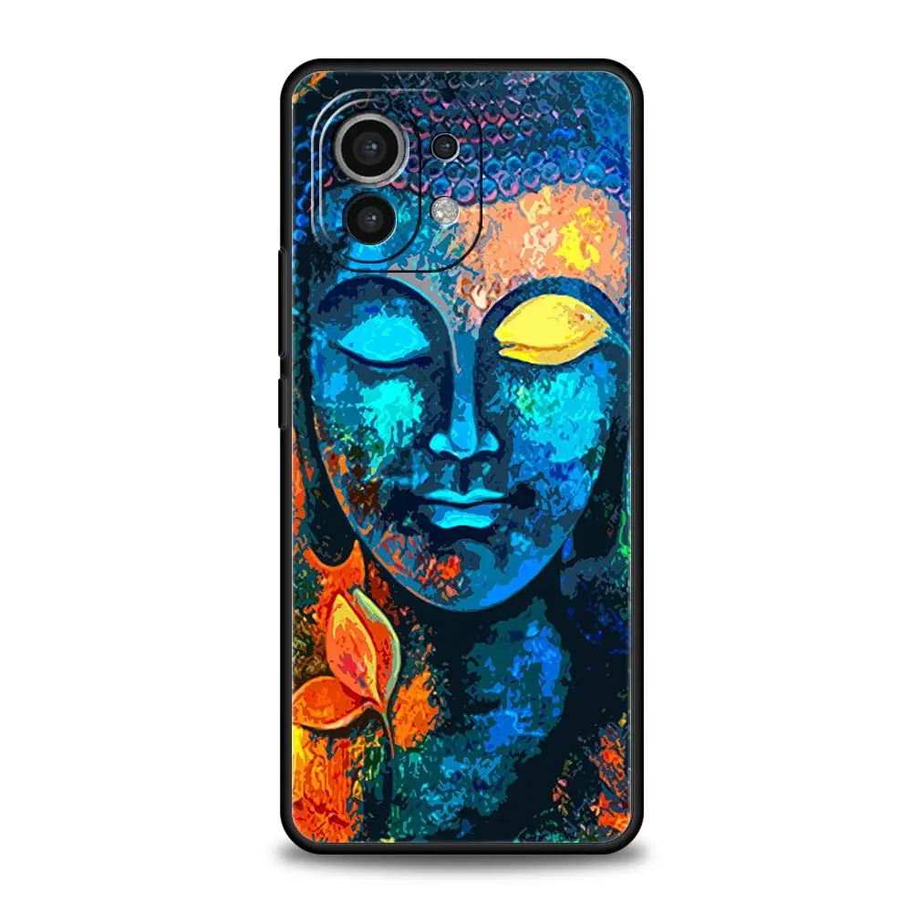 Funda de teléfono Mandala Chakra Gautama Buddha para Xiaomi Poco X3 NFC M3 F3 M4 X4 Mi Note 12 Pro 10 11 Lite 10T 5G 11T 9T 11i - imagen 4