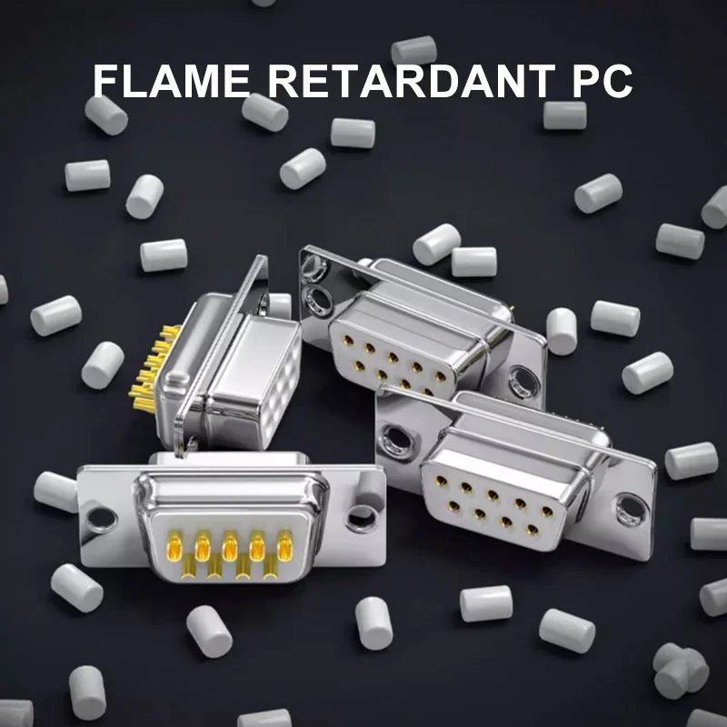 Conector macho hembra DB9 de Metal, Mini enchufe de puerto serie RS232, Pin sólido ultrafino de grado Industrial, enchufe de puerto COM 485 de 9 pines - imagen 5