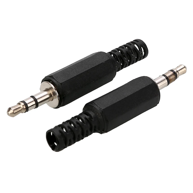 Conector estéreo de 3 polos para reparación de auriculares, adaptador macho de 3,5mm para auriculares DIY - imagen 2