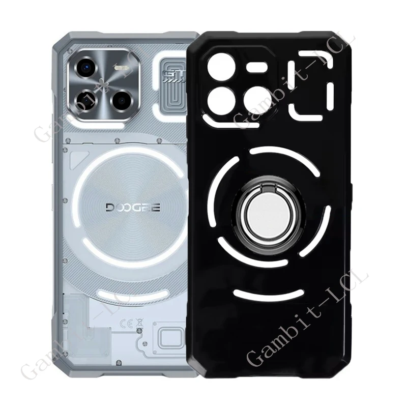 Para Doogee Blade GT 2024 BladeGT 6,72 "DoogeeBladeGT soporte de anillo trasero funda de teléfono suave TPU Original cubierta a prueba de golpes - imagen 3