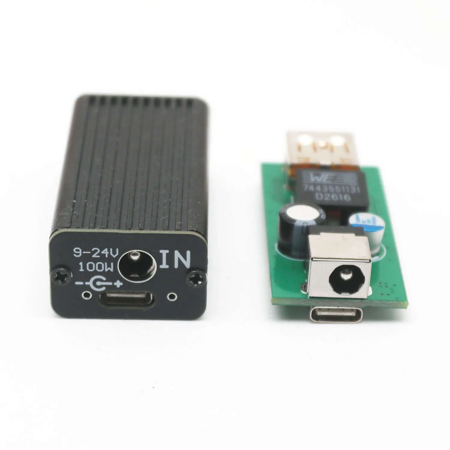 Convertidor de carga rápida PD de 100W, adaptador de cargador de coche QC PD 3,0 12V 24V CC a USB 5V 15V 20V, carga de teléfono móvil de escritorio - imagen 5