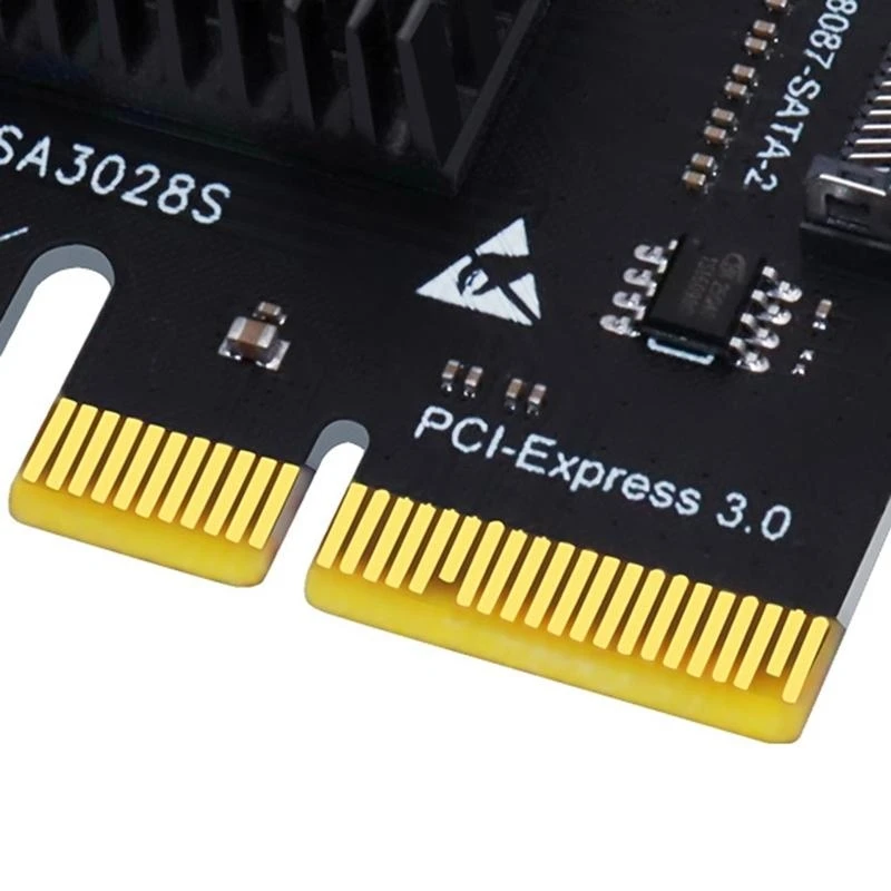 F3KE PCI-E a Minisas SFF8087 8 Puerto SATA3.0 Tarjeta expansión PCIe a SFF 8087 - imagen 2