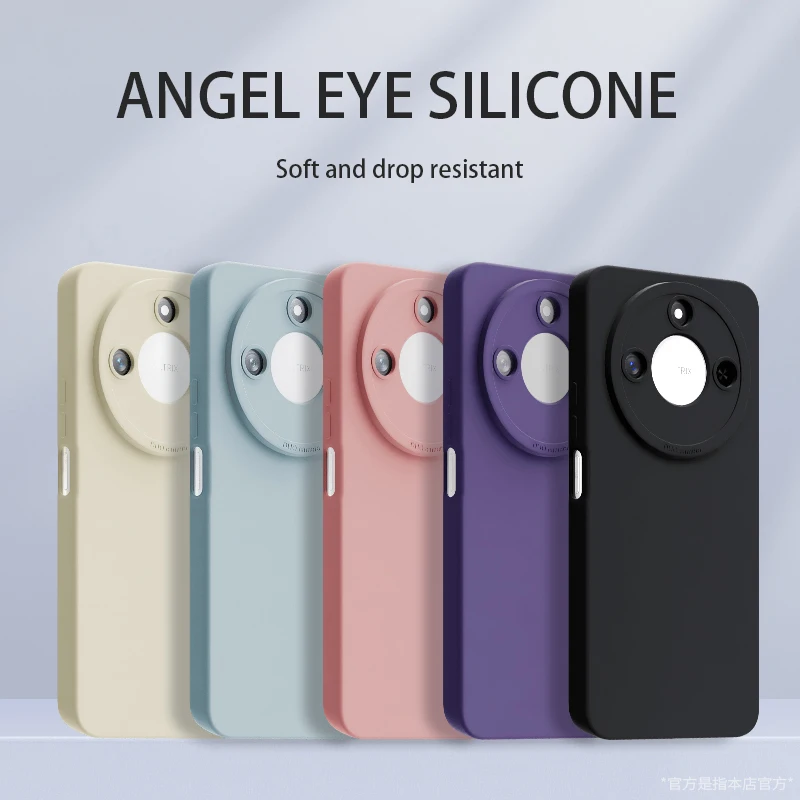 Angel Eyes-funda de teléfono suave de lujo para Honor X9c Smart X60 Pro GT 5G, funda trasera Original de silicona mate con diseño de borde recto - imagen 3