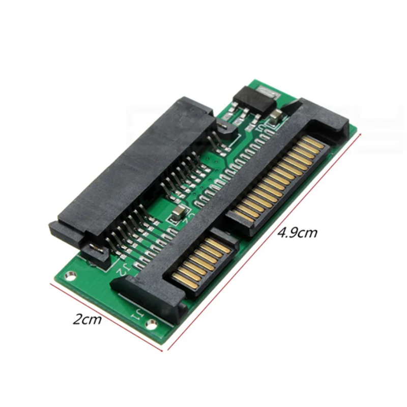 Adaptador de disco duro 1,8 7 + 7 + 2 SSD de alta calidad, Micro SATA a 7 + 16 Sata, 2,5 ", 3,3 V, se puede colocar en un ordenador portátil - imagen 5