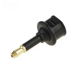 Adaptador Mini Toslink a Toslink estándar para audio óptico digital