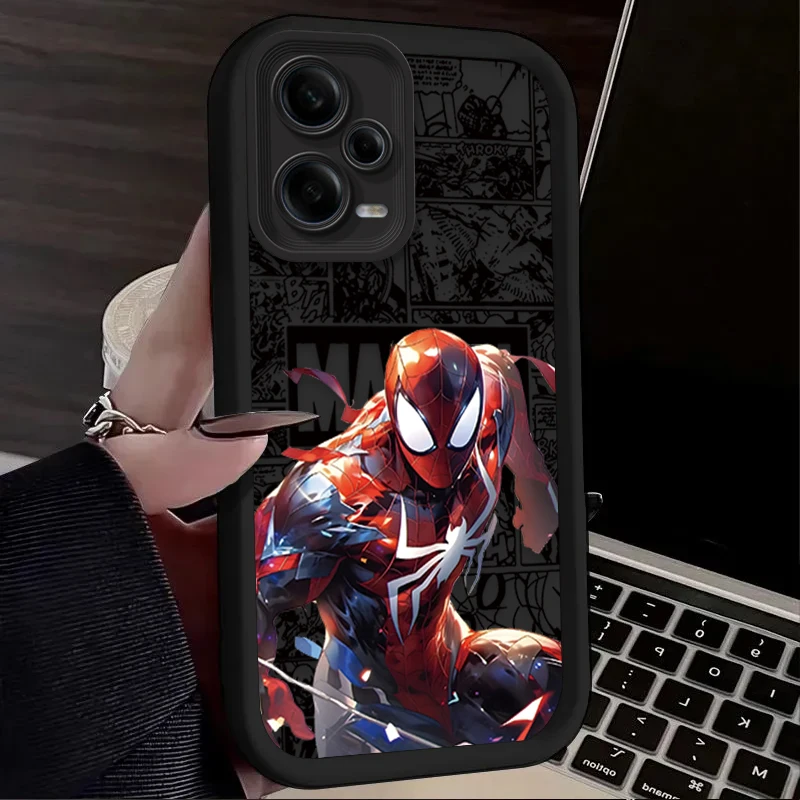 Funda blanda Marvel Spider Man para Xiaomi Redmi Note 13 14 12 11 Pro Plus 5G 14S 12S 11S 10S 10 9 Redmi 14C 13C 12C 12 4G - imagen 4