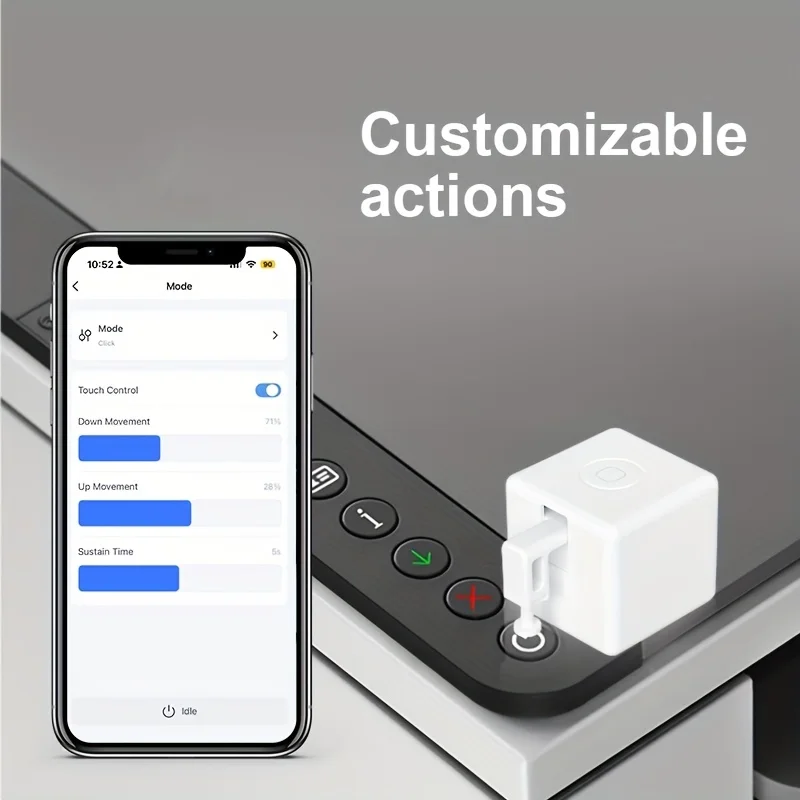 Nuevo Zigbee Smart Fingerbot Plus interruptor pulsador brazos táctiles Fingerbot Tuya Control de vida inteligente funciona con Alexa Google Alice - imagen 2