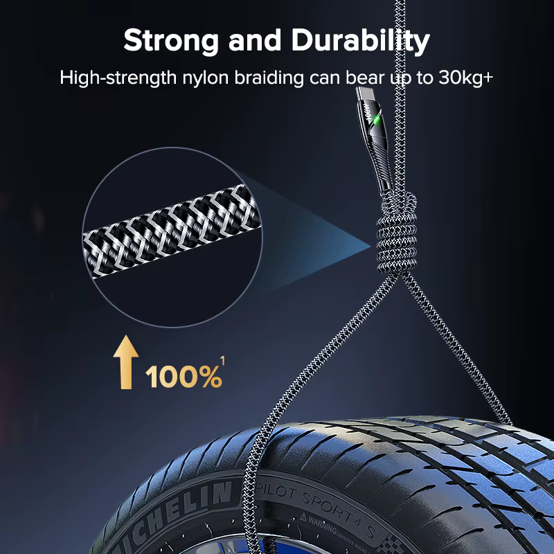 Cable USB-C 100W Carga Rápida - Compatible MacBook iPhone 15 - imagen 3