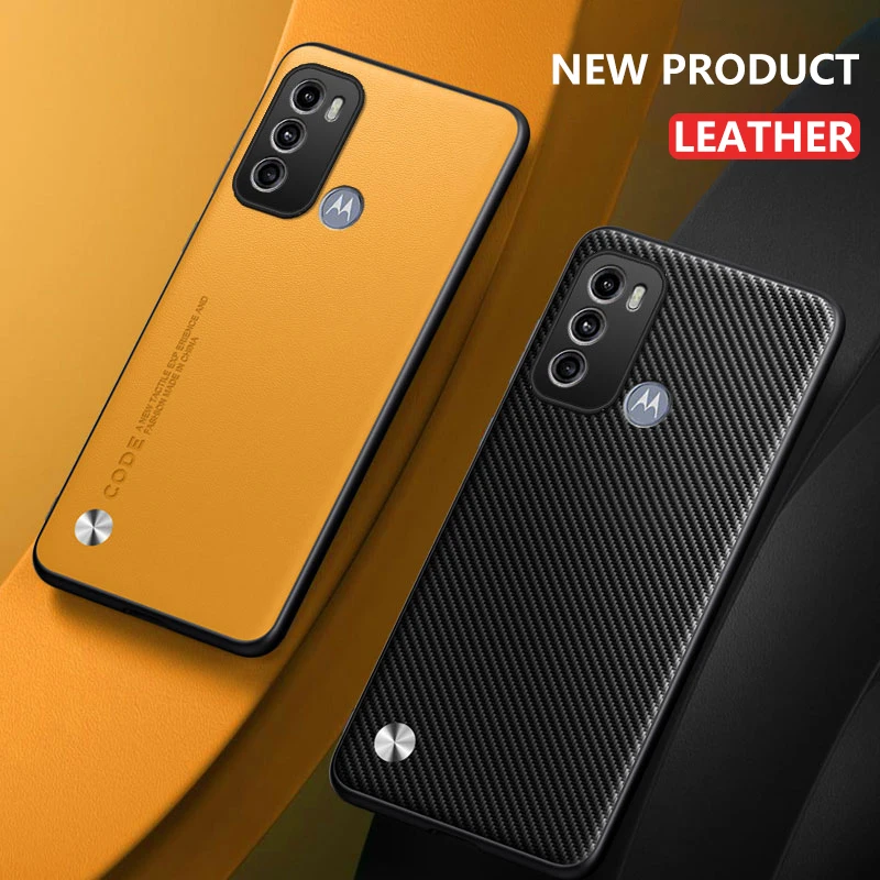 Funda de cuero para Motorola Moto G60, cubierta de teléfono de protección de silicona de fibra de carbono, MotorolaMotoG60, PANB0001IN, PANB0013IN, PANB0015IN - imagen 3