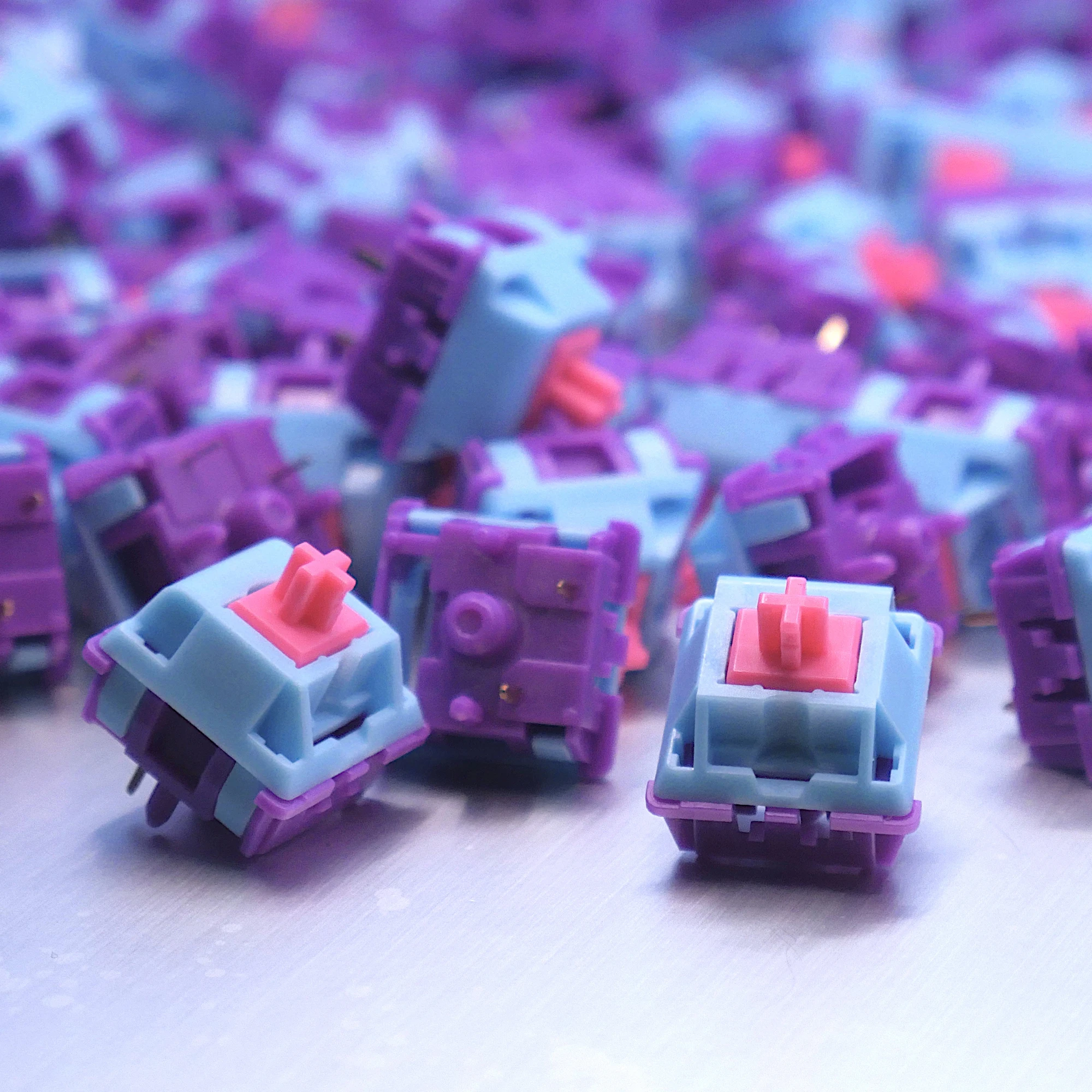 MOYU Melody Redux Switch V2 RGB SMD 5pin 46g 60g para teclado mecánico para juegos POM completo prelubricado de fábrica