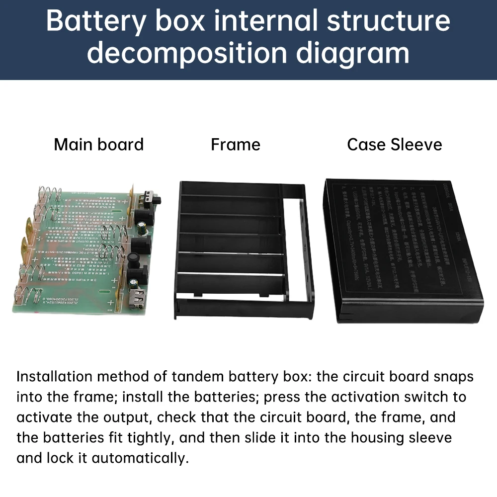 DC UPS 6 × 18650 batería de litio caja de fuente de alimentación sin soldadura enrutador de módem óptico caja de fuente de alimentación ininterrumpida DC 5V/9V/12V - imagen 5