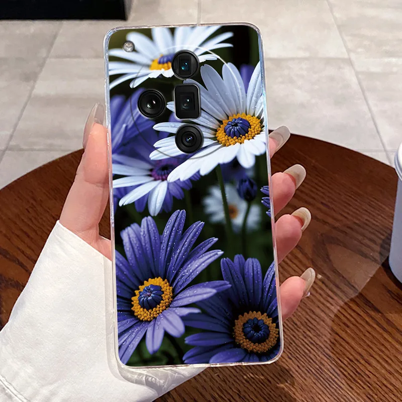 Carcasa para Oppo Find X7 Ultra Pro / X7 5G dragón de lujo lindo fresco niños niñas transparente suave TPU funda trasera cubierta de silicona transparente - imagen 2