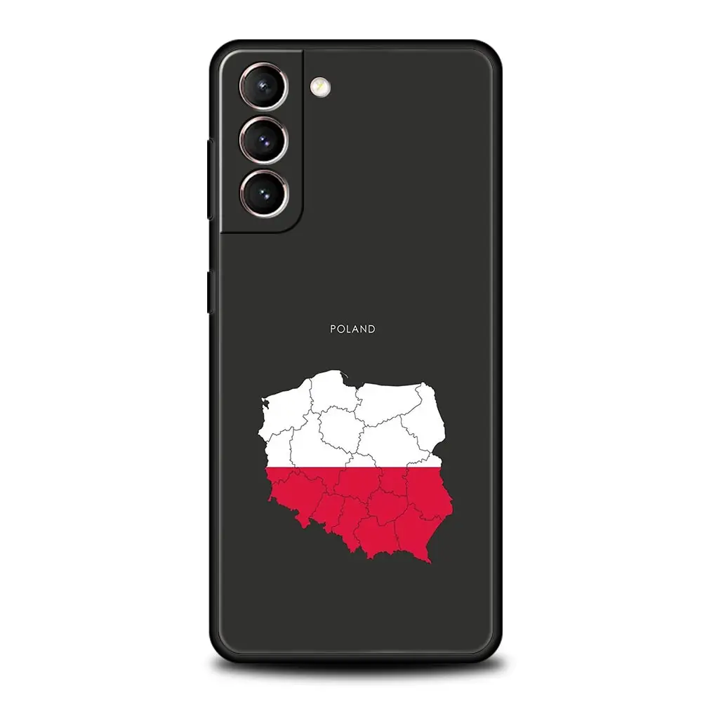 Funda de teléfono con bandera polaca para Samsung Galaxy S25 Edge S24 S23 S22 S20 Ultra S21 FE 5G S10 Plus, funda suave de TPU - imagen 4