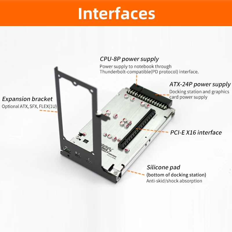 TH3P4G3 Adaptador Tarjeta Gráfica Externa Thunderbolt para Portátil - imagen 4