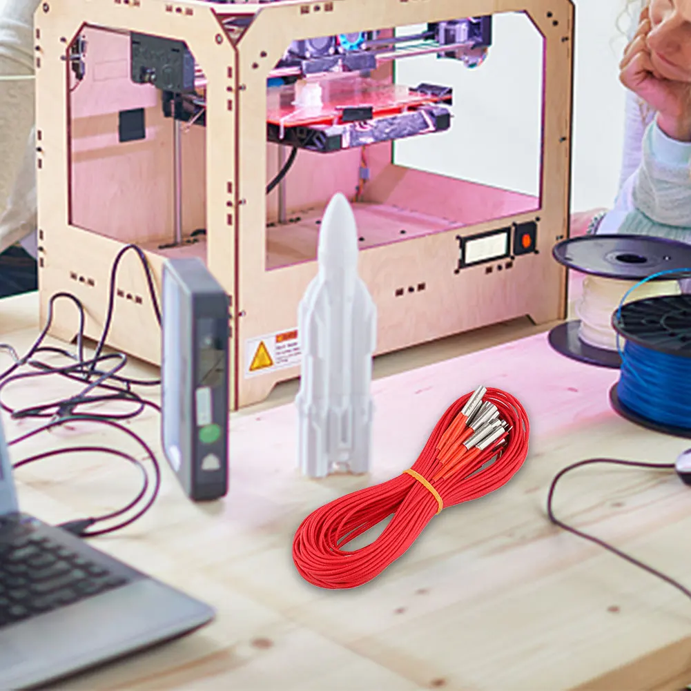 Calentador de cartucho de cerámica, accesorios para impresora 3D, tubos calefactores de cartucho de 6x20mm, 12V, 40W, 10 Uds.