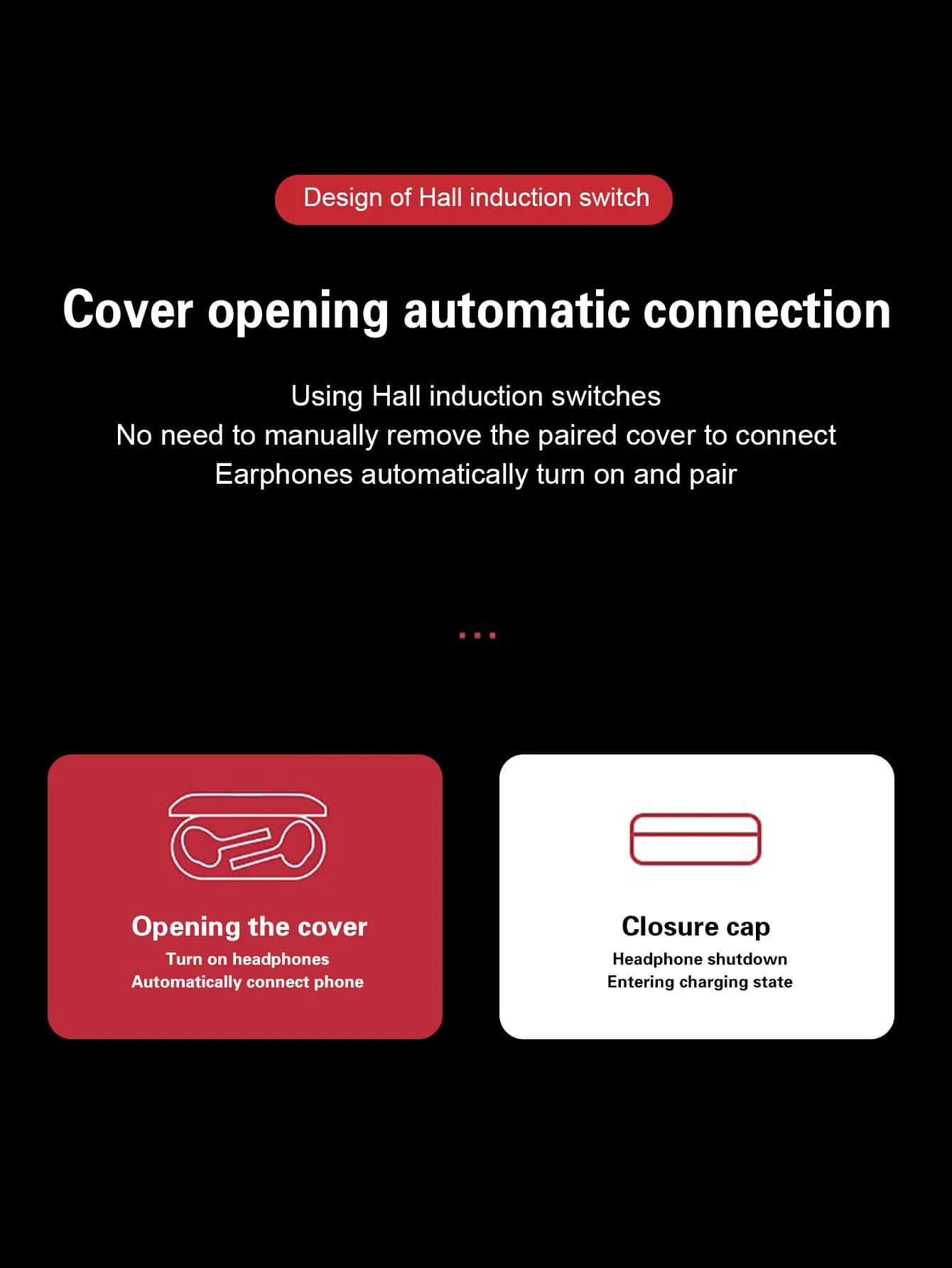 Auriculares inalámbricos con proceso en relieve, semiintrauditivos, estilo moderno, auriculares inalámbricos resistentes al agua y al sudor de larga duración - imagen 3