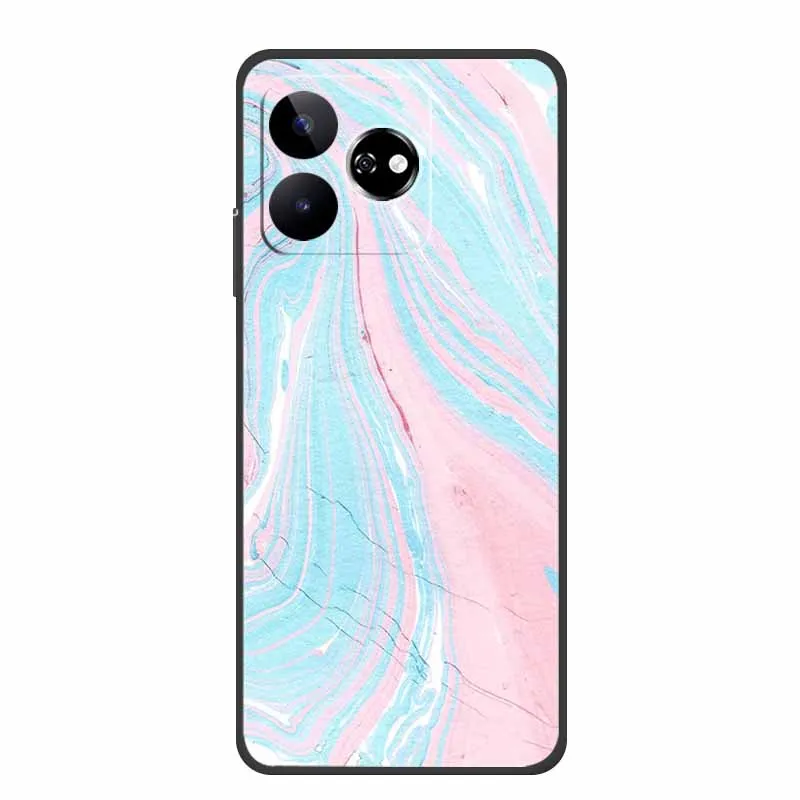 Funda de silicona suave para ZTE Blade V60, carcasa trasera de TPU de mármol de 6,72 pulgadas, Protector para ZTE Axon 60 4G, bonita Mica pintada, etui - imagen 3