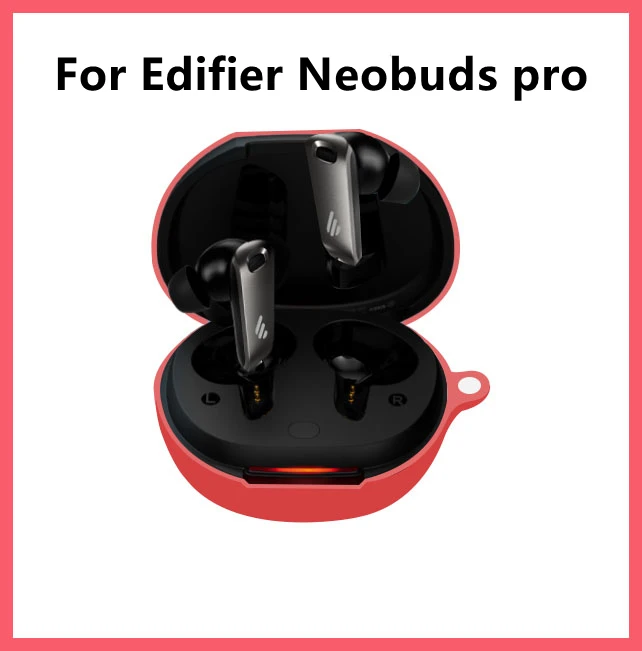 Funda para Edifier Neobuds Pro, cubierta protectora de silicona con llavero, fundas para auriculares - imagen 2
