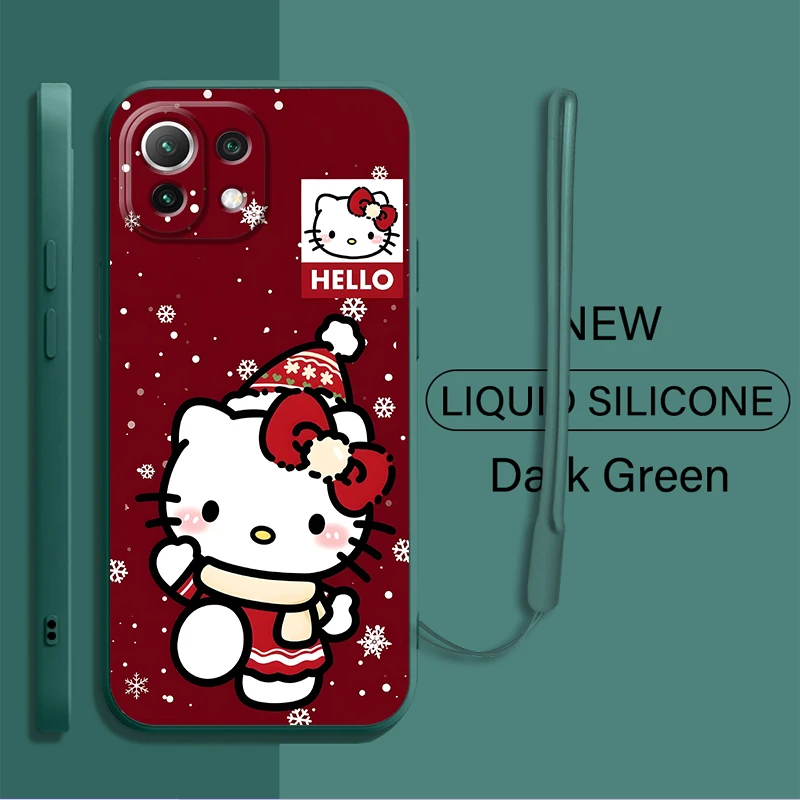 Funda de teléfono con cubierta suave navideña con bonito personaje para Xiaomi Poco X3 NFC F4 F5 F3 X4 X3 Pro - imagen 4