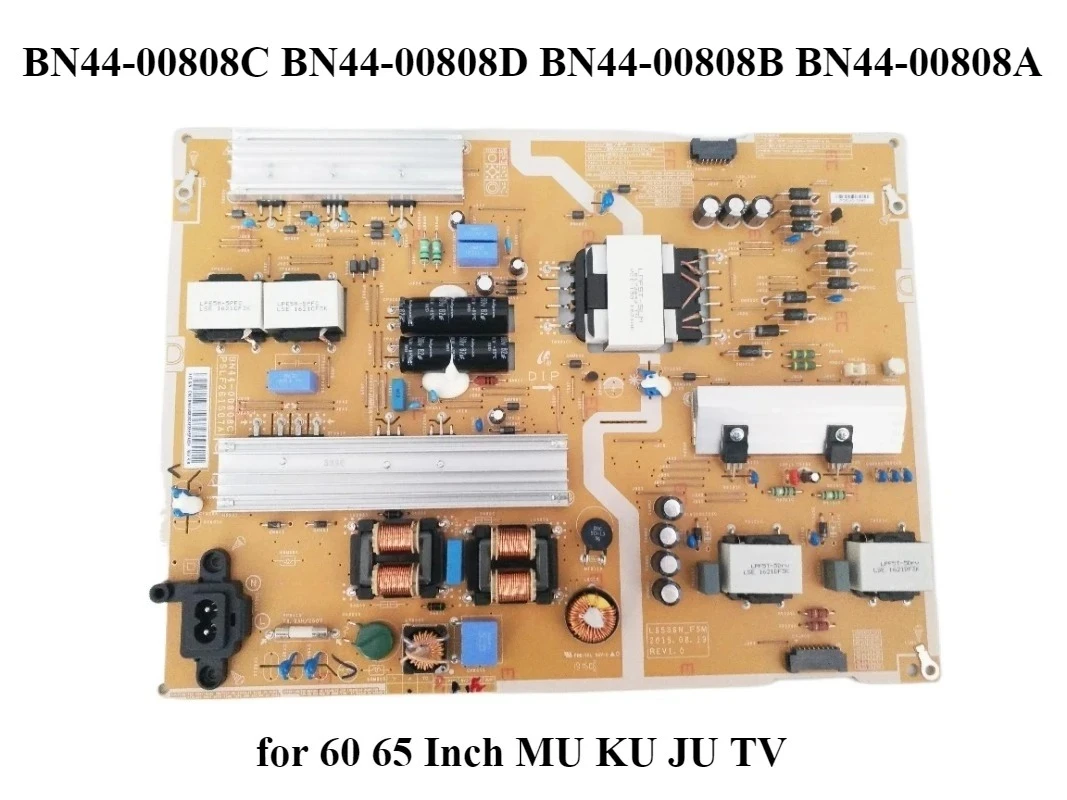 BN44-00808C BN44-00808D BN44-00808B BN44-00808A L65S6N_FSM PSLF261S07A Placa de alimentación para Samsung KU MU JU 60 65" TV