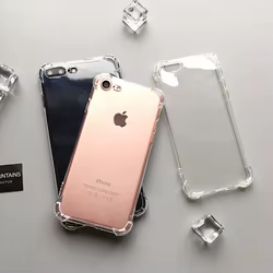 Funda TPU Transparente para iPhone – Antigolpes y Anticaídas
