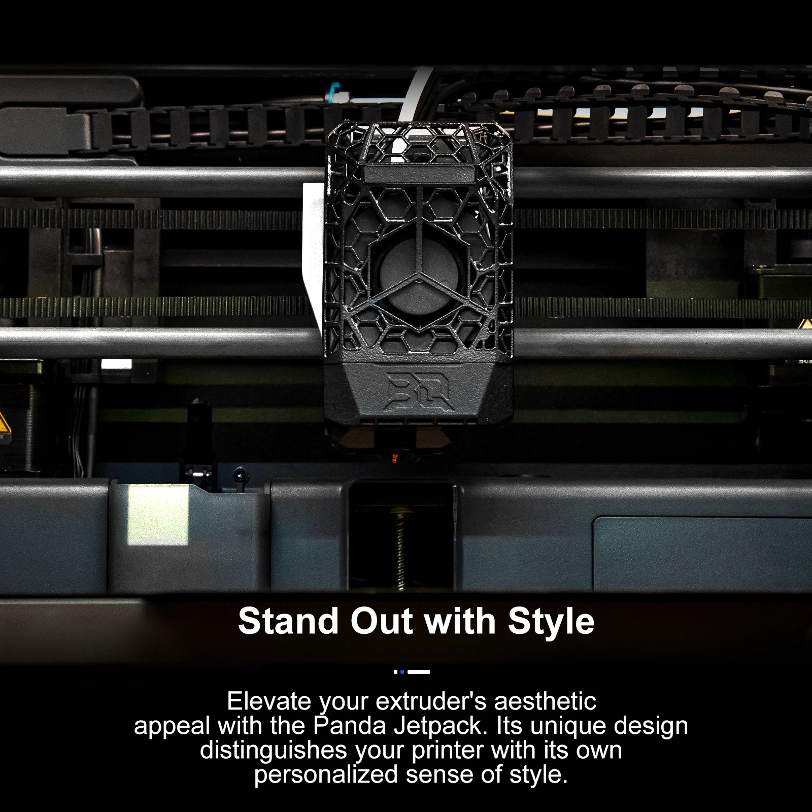 BIGTREETECH Panda Jetpack Nylon súper ligero actualización Panda Jet ventilador de refrigeración conducto para impresoras 3D Bambu Lab P1 X1 Series - imagen 5