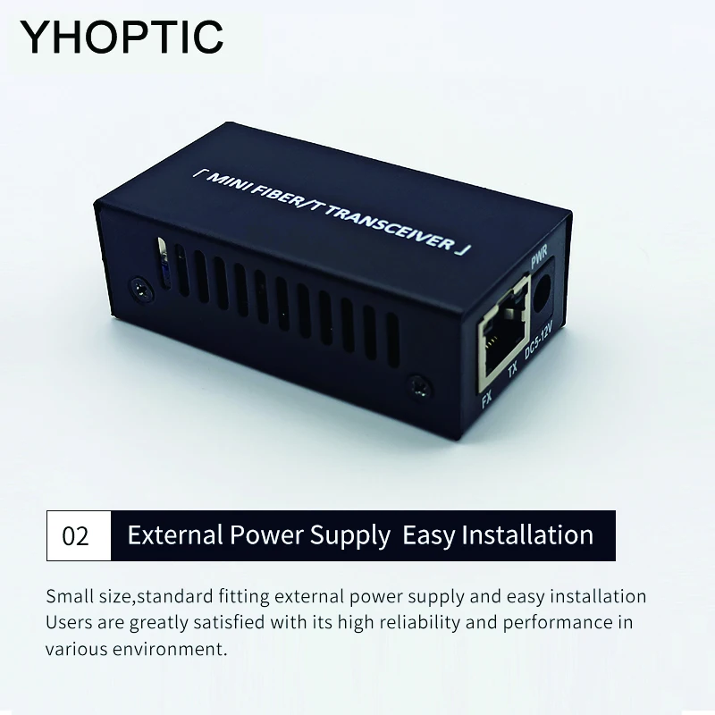 Mini interruptor de fibra óptica, módulos transceptores SFP de 1000/100 Mbps, puertos RJ45 de 1,25G, conectividad Gigabit, interruptor de fibra óptica - imagen 4