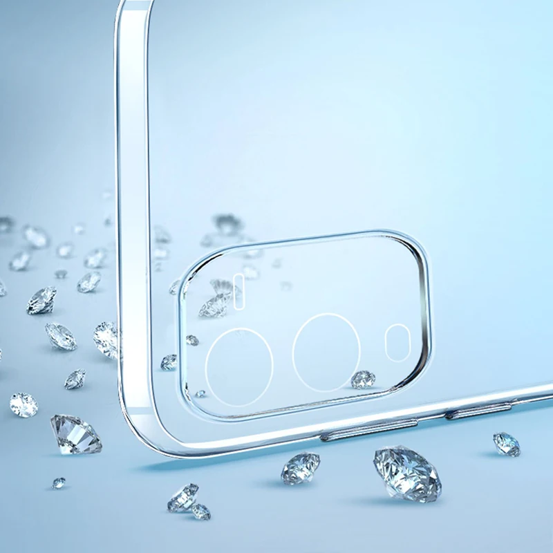 Funda de teléfono transparente ultrafina Original para VIVO S15 Pro S15e 5G, cubierta de TPU suave, protector de cámara, Fundas de cristal transparente - imagen 5