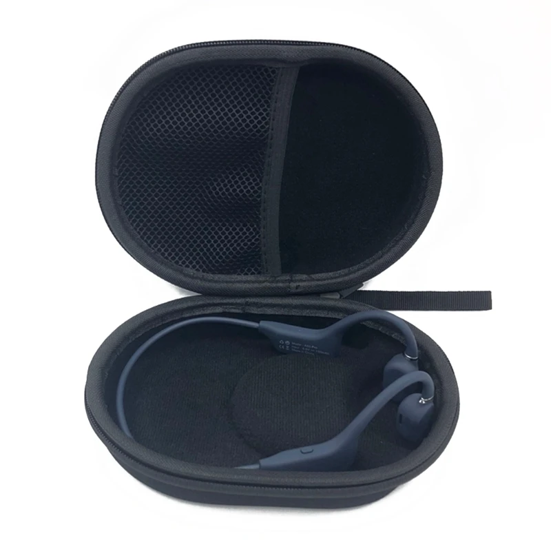 Bolsa almacenamiento para auriculares XD99, bolsa con cremallera para AfterShokz Aeropex AS800 con correa mano