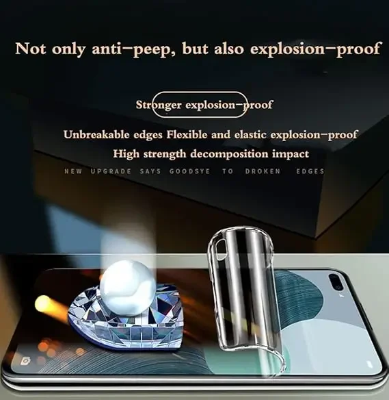 3 uds película de hidrogel de privacidad para Xiaomi Redmi Note 6 Pro 7 7S 9 9S Max 5 Plus 5A 6A 4X S2 Go K20 4 Protector de pantalla versión Global - imagen 4