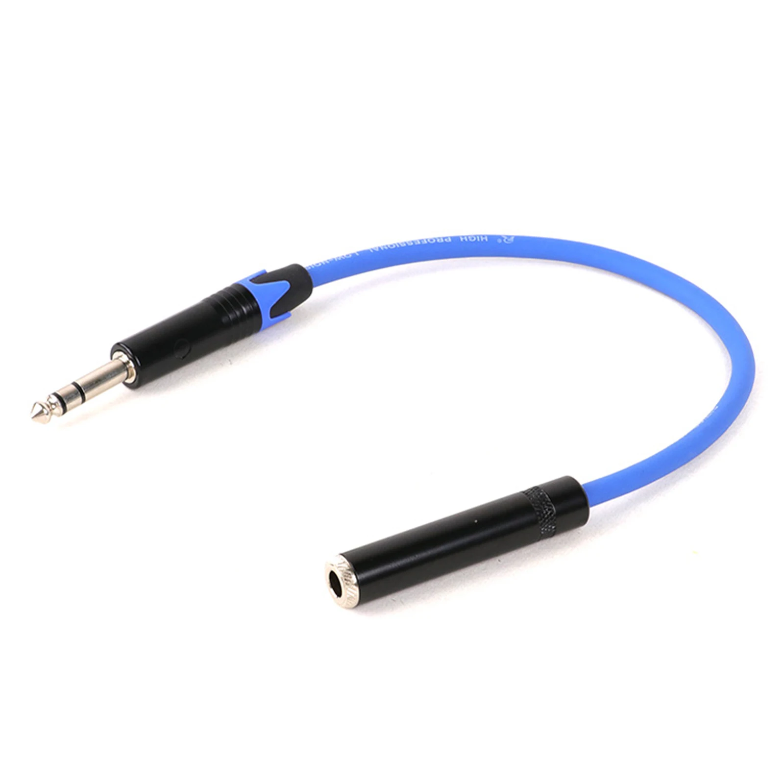 Adaptador TRS 1/4 macho a 1/4 hembra, conector adaptador de Audio estéreo de 6,35mm, Cable extendido equilibrado para guitarra, altavoz y amplificador - imagen 5