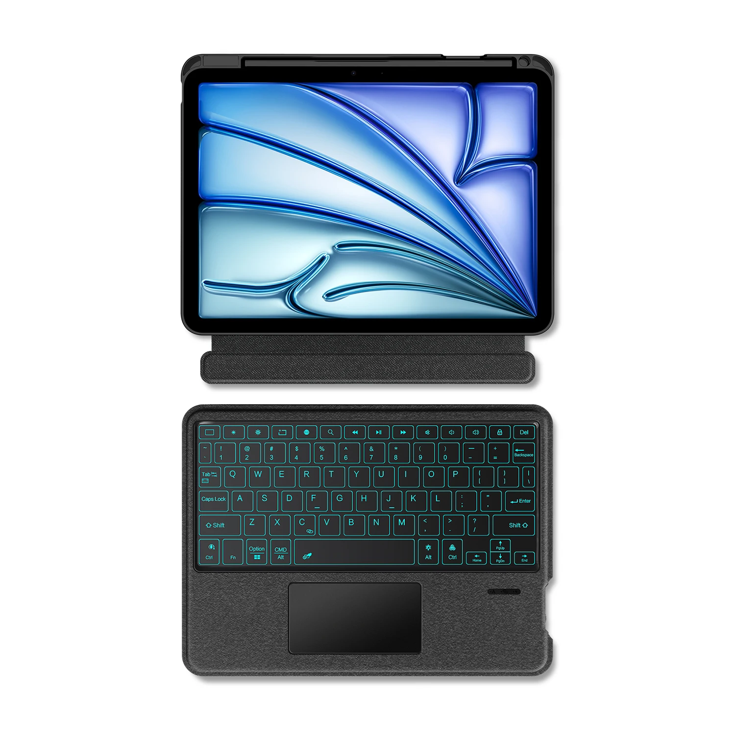 Funda para teclado iPad Funda para iPad 10 10th A16 11th Generación Pro 11 Air 6 11 "Air5 4 10,9 iPad 10,2 7th 8th 9th Funda con soporte - imagen 4