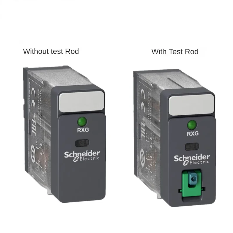 Relé de interfaz Schneider Relé Rxg22bd Rxg23bd Rxg12bd con botón de prueba Relé Rxg24vdc Base de 8 pies - imagen 5