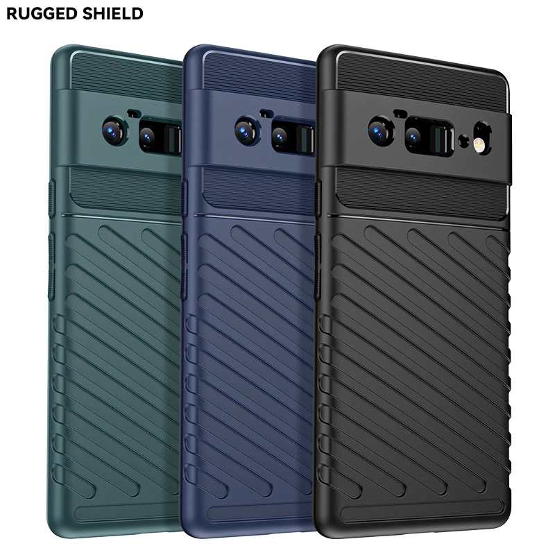 Funda de teléfono de silicona a prueba de golpes para Google Pixel 6/6 Pro, funda de lujo