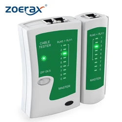 ZOERAX Probador Cable Ethernet RJ45 UTP Blindado Cat5-Cat7 RJ11 / RJ12