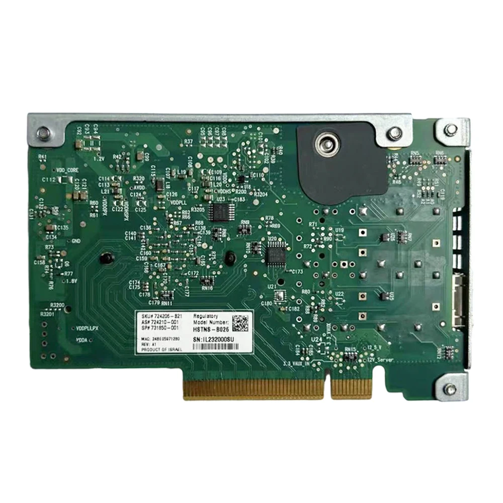Adaptador Original 10G 544FLR-QSFP 724206-B21 724210-001 731850-001 Tarjeta de fibra óptica de 10GB ConnectX-3Pro Tarjeta Ethernet - imagen 2