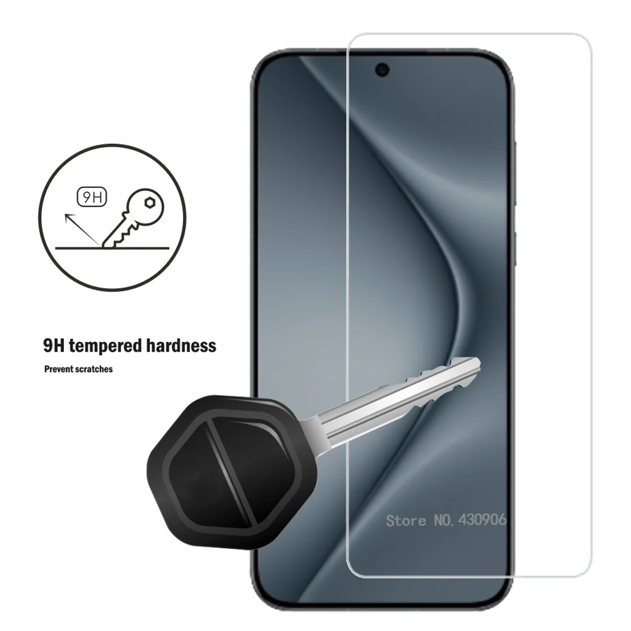 Protector de pantalla para Huawei Pura 70, película de vidrio templado transparente, borde 9H - imagen 5