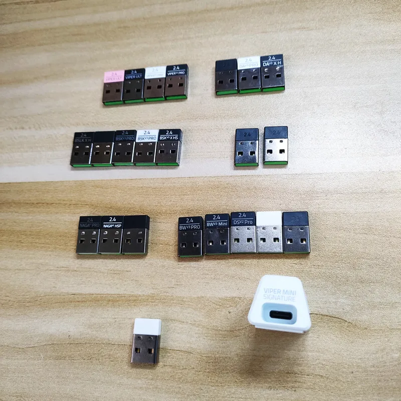 Dongle USB para teclado y ratón inalámbrico, para Razer Basilisk,Viper V2 pro,NAGA, Orochi v2, Blackwidow V3 Mamba Viper Ultimate receptor