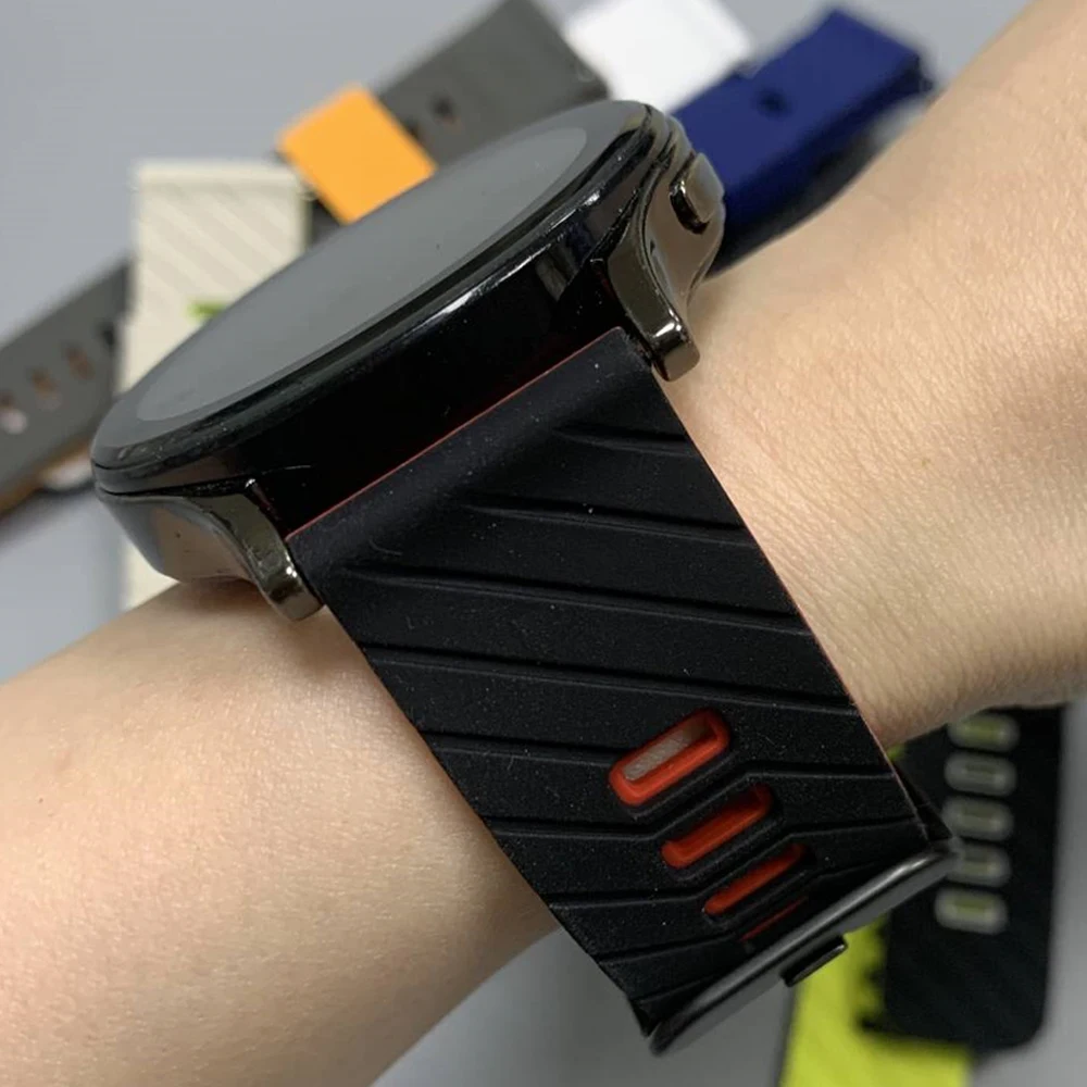 Correa de silicona para reloj inteligente Redmi Watch 5, correa de reloj transpirable activa para Redmi Watch 5 Lite, pulsera deportiva suave de 22mm - imagen 2