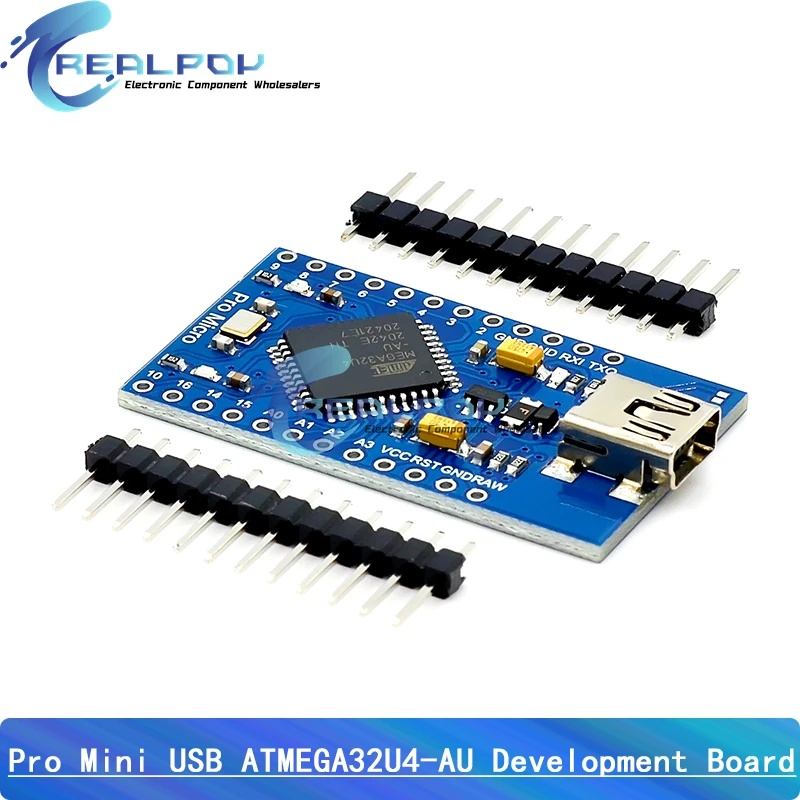 Pro MICRO/MINI/TYPE-CATmega32U4 5V 16MHz reemplazar ATmega328 para arduino Pro Mini con cabezal de 2 filas interfaz USB Leonardo - imagen 2