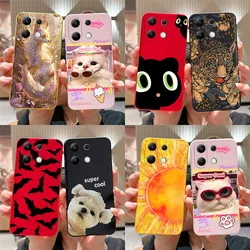 Xiaomi Redmi Note 13 Pro 4G/5G – Funda de Silicona Gato Zorro