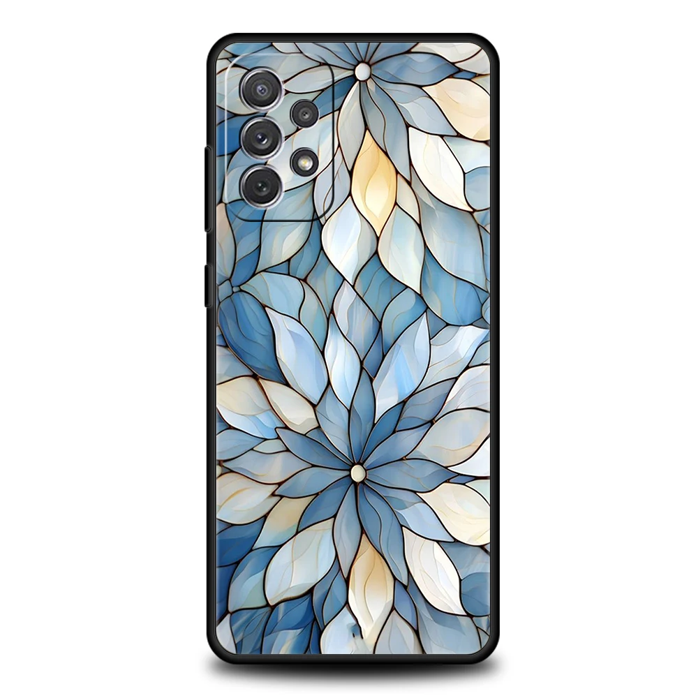 Funda para Samsung A15 A13 A35 A55 A51 A71 A41 A31 A21S A03S A05 A17 A23 A25 A33 A53 A73 5G A07 4G cubierta flor mármol geometría - imagen 5