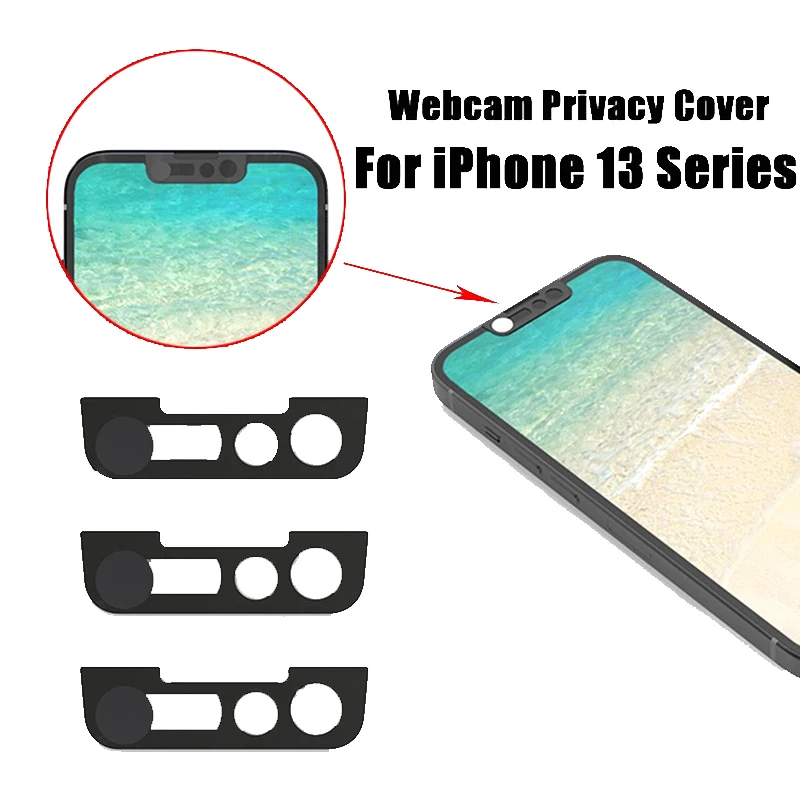 Cubierta de cámara web para teléfono, lente de privacidad para iPhone 13, 12, 11 Pro Max, Mini, XS, XR MAX, X, Protección de Privacidad, pegatinas ultrafinas de Metal - imagen 5