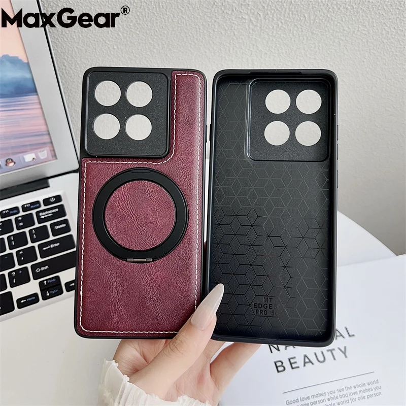 Soporte magnético para funda Magsafe para Motorola Edge 60 50 40 NEO Pro Fusion Ultra G34 G35 G55 G62 G64 G75 G84 G85 G86 G56 5G - imagen 2